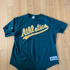 Majestic Green Baseball Jersey
